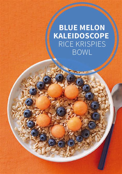 Blue Melon Kaleidoscope Bowl Recipe Recipes Rice Krispies Food