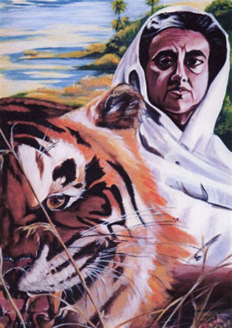 Indira Ghandi And Her Bengal Tiger Women In History Bengal Tiger