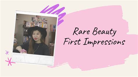 Rare Beauty First Impressions Youtube