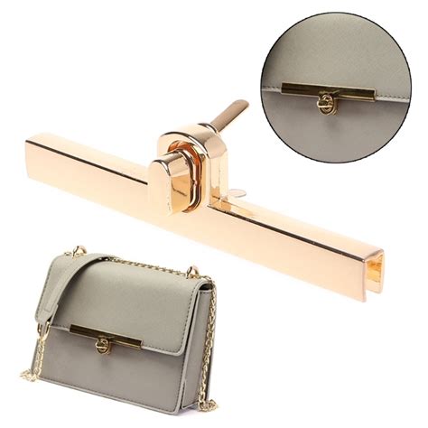 Thinkthendo New Metal Clasp Turn Locks Twist Lock For Diy Handbag Craft