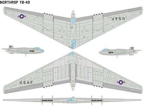 Northrop YB-49 by bagera3005 on DeviantArt
