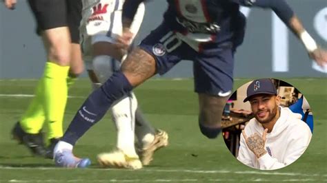 Video Escalofriante lesión de Neymar Jr en el partido de hoy ante Lille