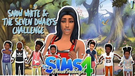 The Sims 4snow White And 7 Dwarfs Challenge Part 1soit Begins