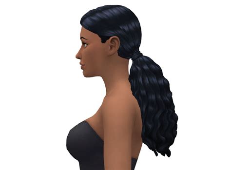Leeleesims Lay Low Ponytail A BGC Hair Been Love Cc Finds