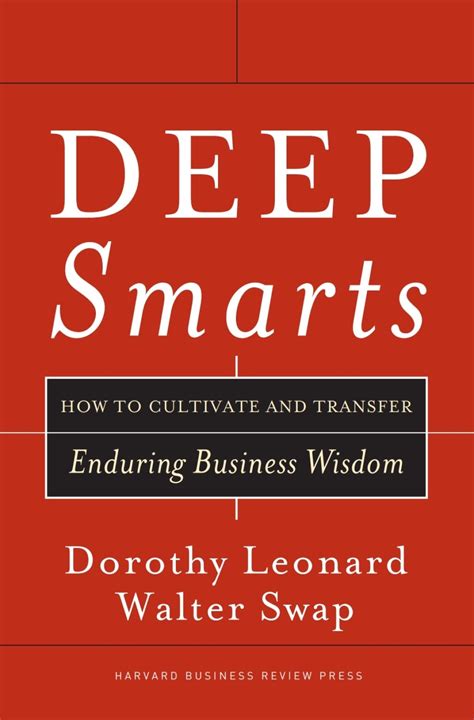 Deep Smarts (eBook) in 2020 | Harvard business review, Motivational ...