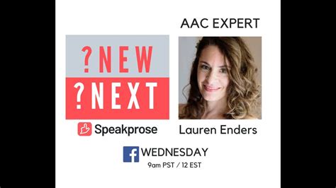 aac what s new what s next with lauren s enders ma ccc slp youtube