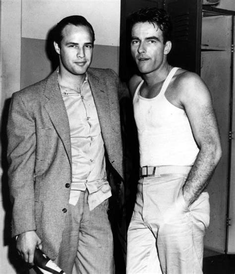 Maximien Marlon Brando And Montgomery Clift Mademoiselle Boyfriend