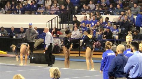 Alaina Kwan And Arianna Patterson Get Crowd Hyped At Kentucky Gymnastics Meet March 6th 2020