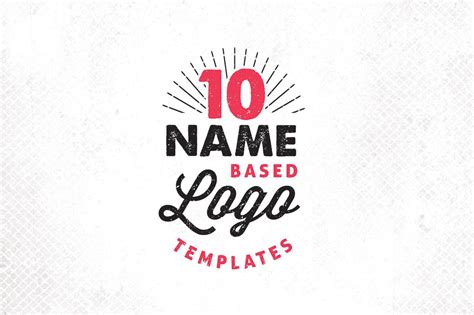 10 Name Based Logo Templates ~ Logo Templates ~ Creative Market