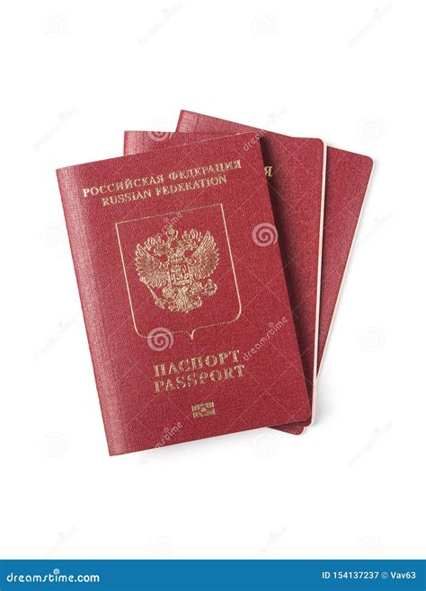 Russian Foreign Passports Stock Image Image Of Customs 154137237