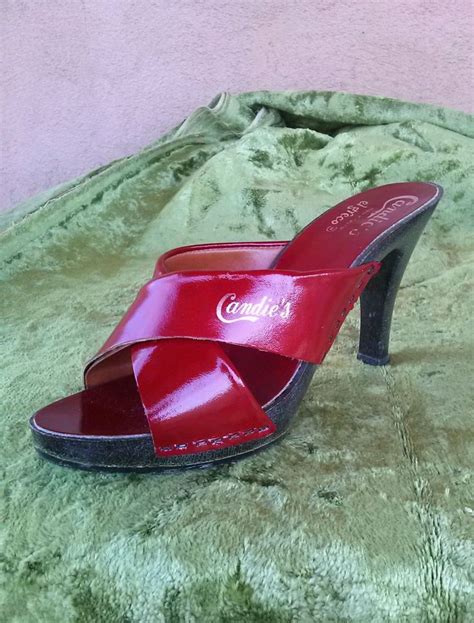Vintage 1970s Sandals Candies El Greco Slides 70s Disco Shoes Etsy