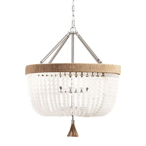 A lustrous modern fixture, the piper pendant light by tech lighting adds refined style to interior spaces. Piper Beaded Chandelier | Beaded chandelier, Chandelier ...