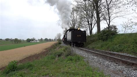 Nandw 4 8 0 No 475 Steam Train On The Strasburg Railroad Ghost Whistle