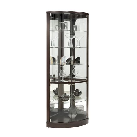 It allows the player to view curios they have collected in their inventory. The Elegant Black Corner Curio Cabinet with Light