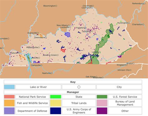 Interactive Map Of Kentuckys National Parks And State Parks