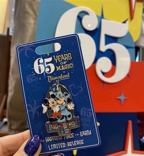 Disneyland 65th Anniversary Marquee Pin