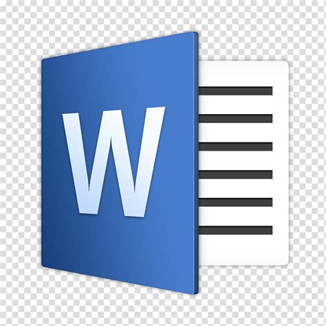 Microsoft Office For Mac , Microsoft Word icon transparent background