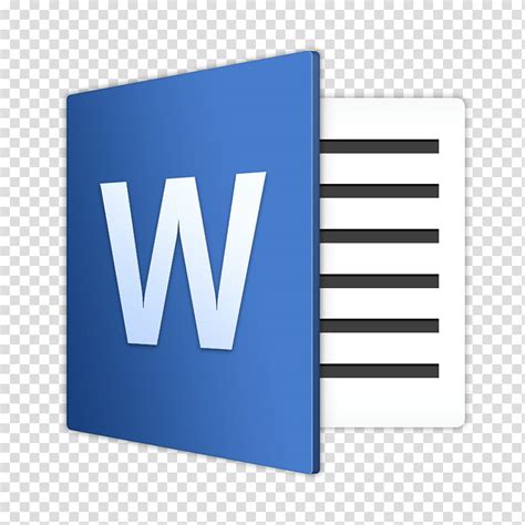 Microsoft Office For Mac Microsoft Word Icon Transparent Background