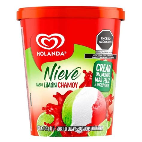 Nieve Holanda sabor limón chamoy 1 l | Walmart