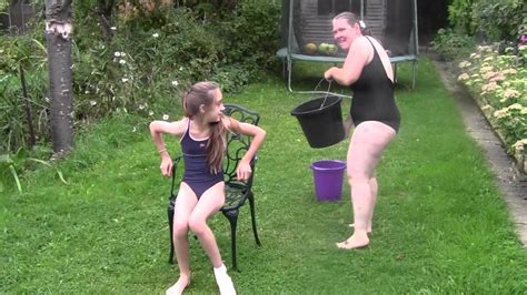 Wife And Daughter Ice Bucket Challenge 29th August 2014 YouTube