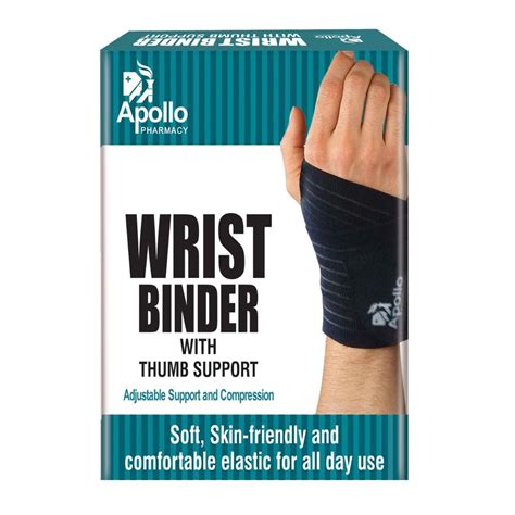 Apollo Pharmacy Wrist Binder With Thumb Support 1 Count Price Uses