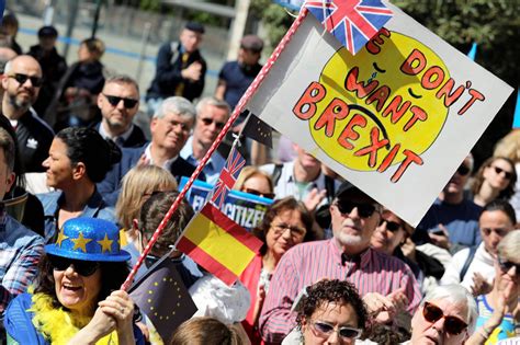 fotos la manifestación en defensa de un segundo referéndum sobre el brexit en imágenes