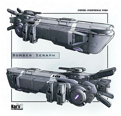 Bomber Seraph by KaranaK | Concept ships, Spaceship concept, Star ships concept
