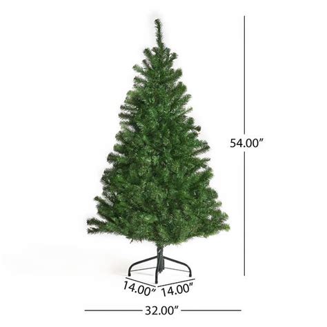 45 Foot Noble Fir Pre Lit String Light Or Unlit Hinged Artificial