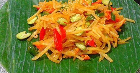 · panaskan wajan, tuang minyak goreng. Populer 25+ Resep Tumis Sayur Buah Pepaya Muda