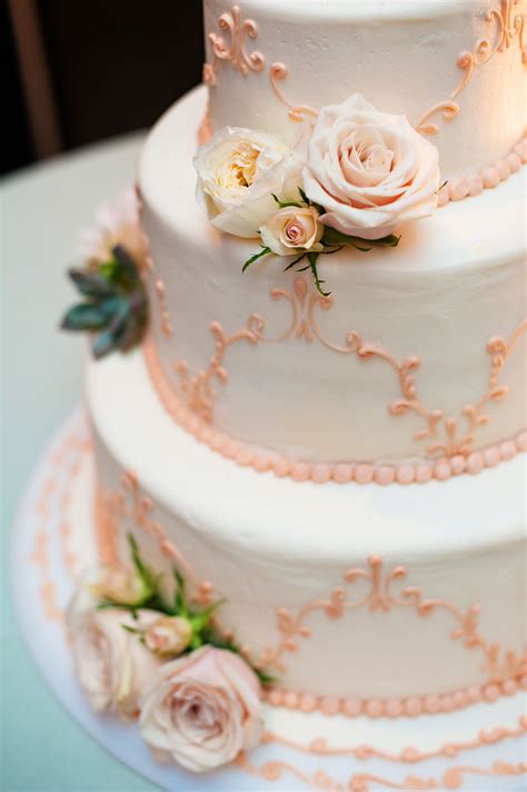 Peach Flower Wedding Cake 41 How To Make More Design By Doing Less