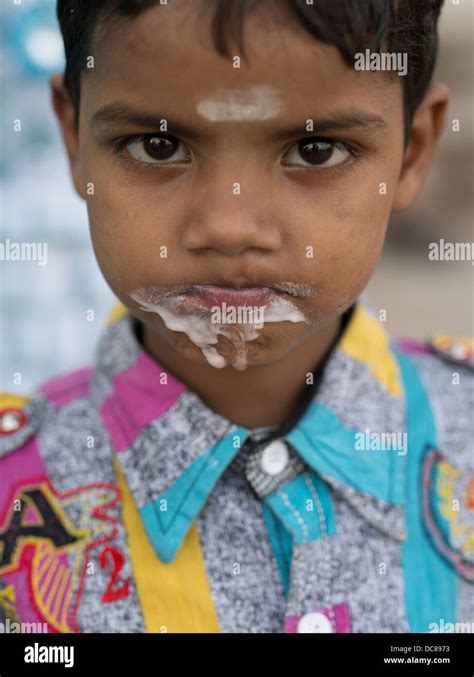 Indian Child Close Up Face Hi Res Stock Photography And Images Alamy