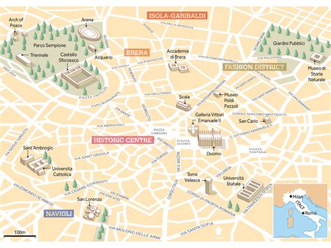 Milan City Guide Map By Jason Pickersgill On Dribbble