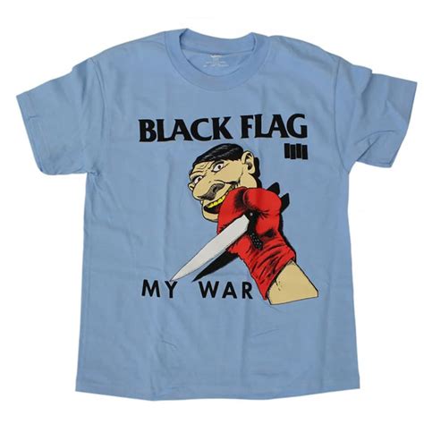 Black Flag My War Punk Band T Shirt Etsy