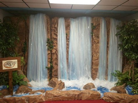 Victoria Falls Vbs Prop Made From 6 Thick Styrofoam Pieces Painters