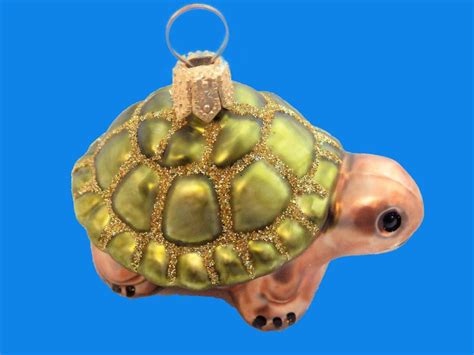 Small Sea Turtle European Blown Glass Christmas Tree Ornament Ebay