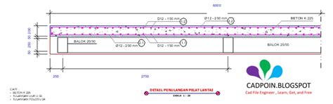 Gambar Detail Penulangan Pelat Lantai Imagesee