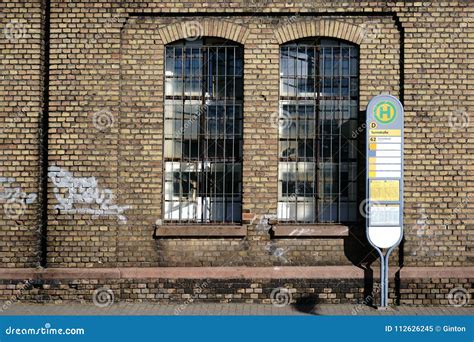 Bus Stop At A Disused Factory Stock Image Image Of Traffic