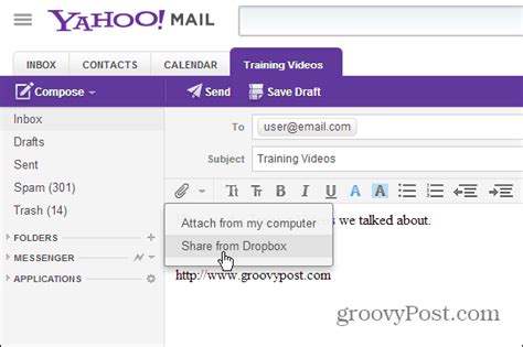 Can I Attach An Email To Another Email In Yahoo