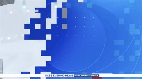 Cbs Evening News With Norah Odonnell Motion Graphics And
