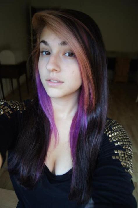 Girls With Purple Hair On Tumblr