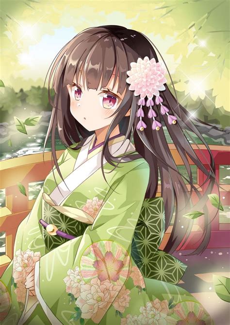 和装 少女〈着物・浴衣〉 Kimono Girl のおすすめ画像 1641 件 Pinterest アニメの女の子、着物、アニメイラスト