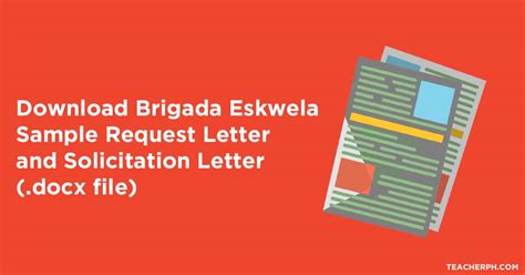 Brigada Eskwela Sample Request Letter And Solicitation Letter Teacherph