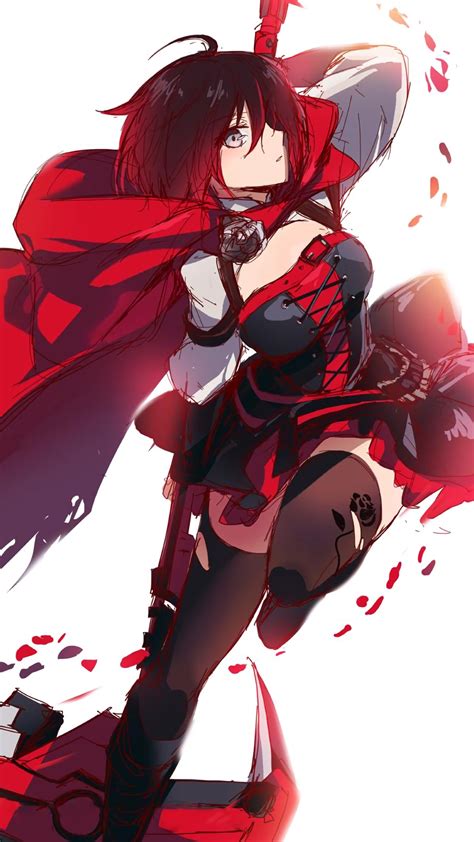 Ruby From Rwby 1080 X 1920 Animephonewallpapers