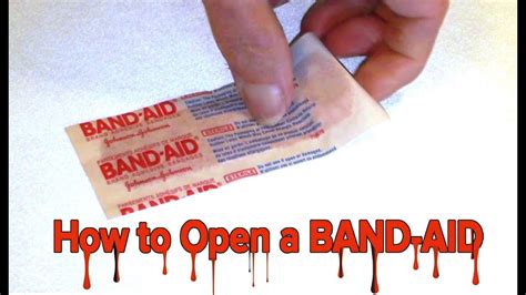 How To Open A Band Aid What Youtube
