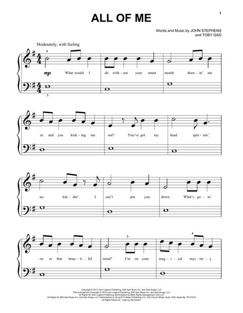All Of Me Sheet Music Piano Easy All Of Me By Jon Schmidt Free Piano