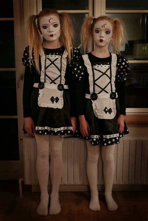 Scary Twins Halloween Twins Ragdolls Twin Halloween Costumes Twin Halloween Doll