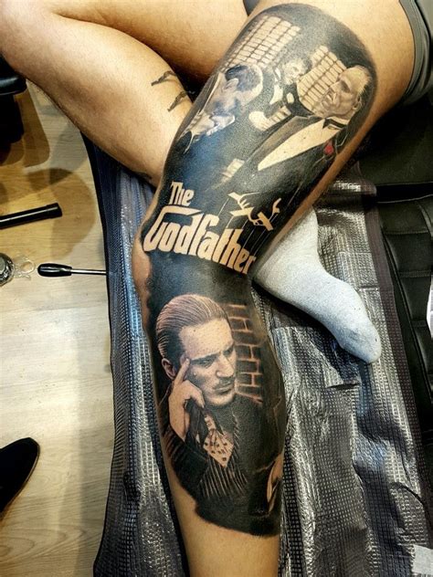 The Godfather Tattoo Bmarttattoo Bodek Tattoo Mafia Chicanas Tattoo