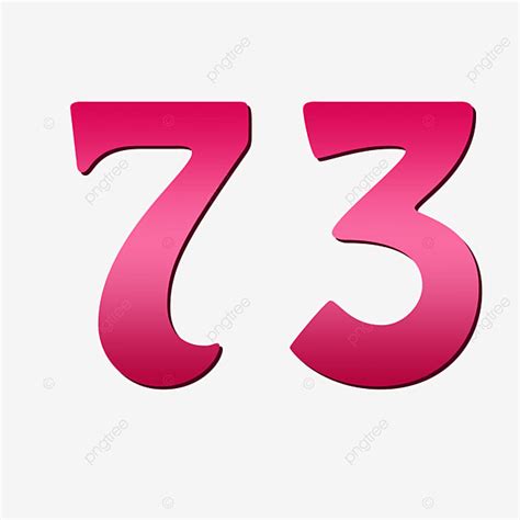 Number 73 Clipart Png Images Number 73 73 Number Arractive Number