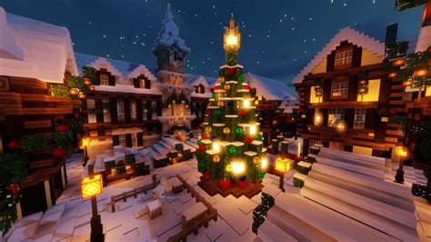 The Best Minecraft Christmas Builds Seeds Skins And More Pcgamesn