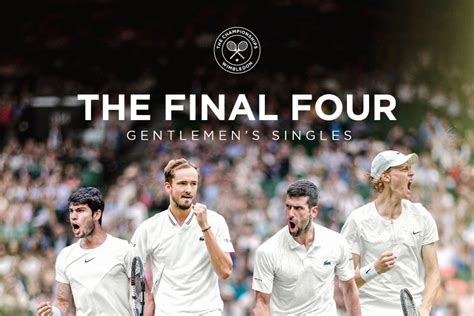 Guerra en Wimbledon así quedaron las semifinales masculinas